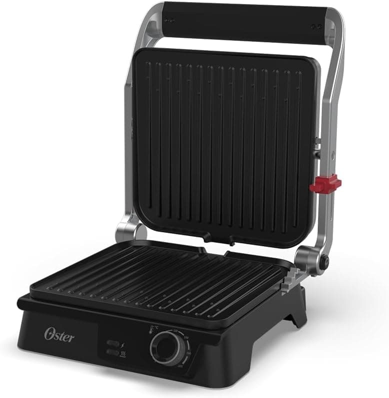 Grill Elétrico Multiuso Inox Oster 2 em 1-127V