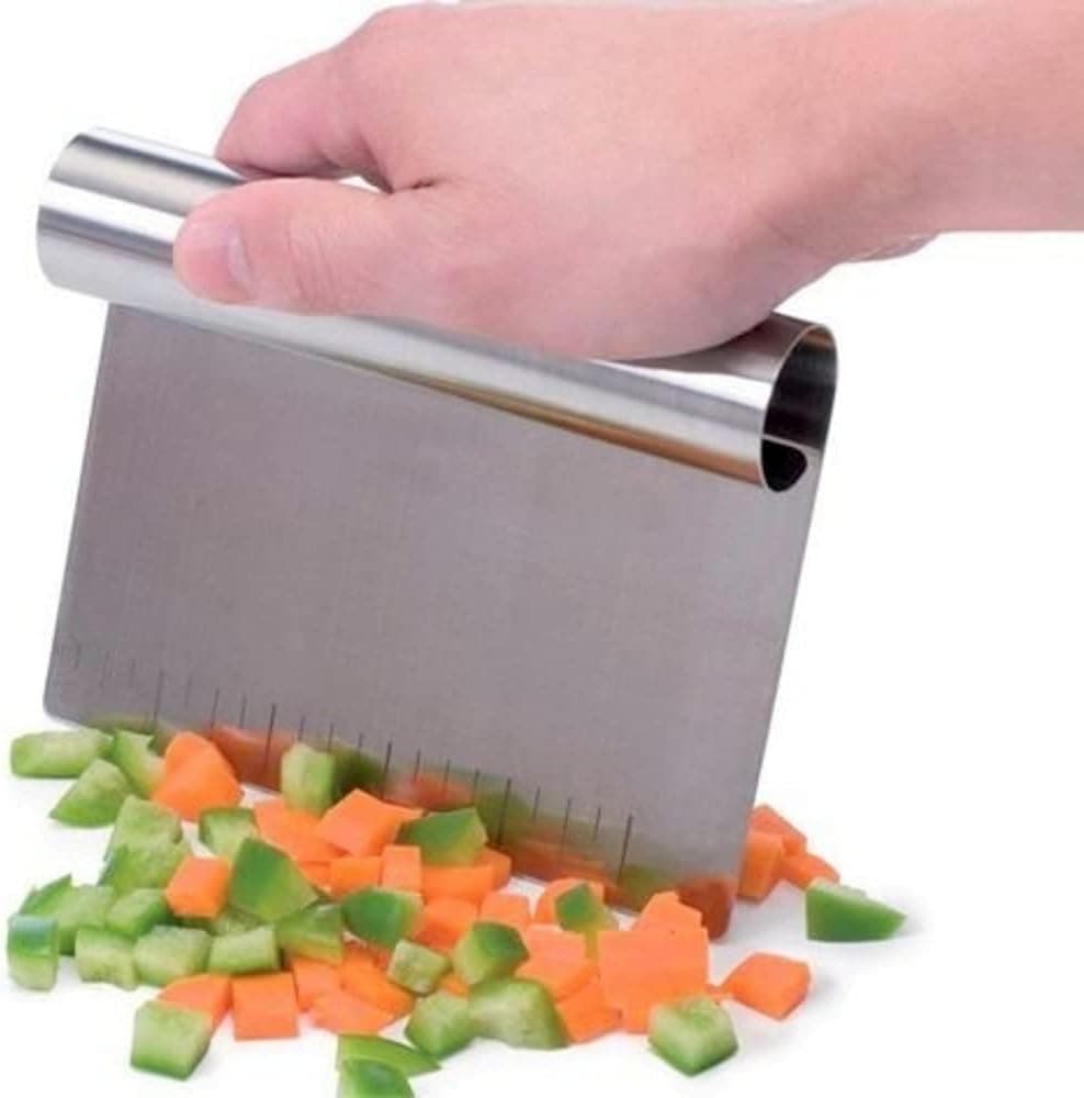 Mimo Style Espátula Com Régua Medidora de 15 cm, Resistente à Temperatura Inox