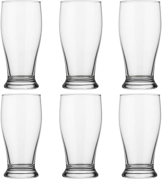 Copo de Cerveja Tulipa 200 ml de Vidro – Kit com 6 Unidades