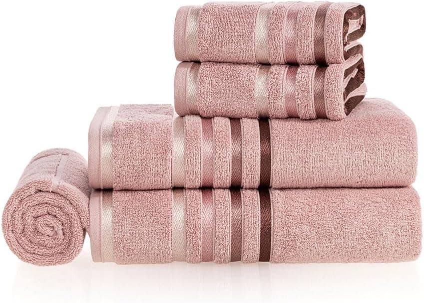 Karsten Jogo de Banho Lumina Pétala e Rosa 5 peças