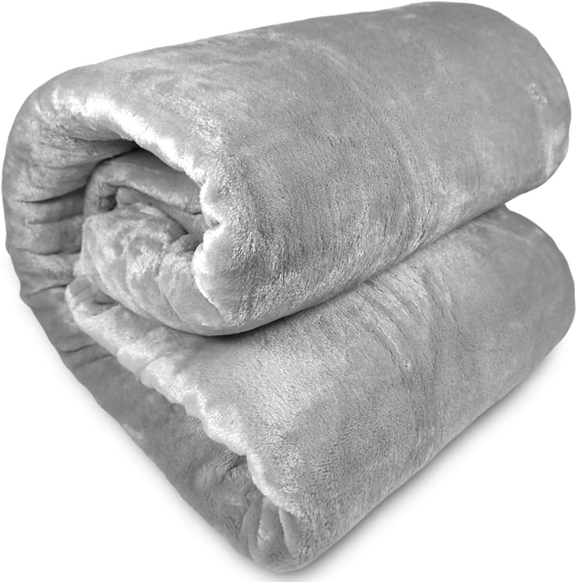 Cobertor King Corttex Lumini Super Soft Alta Gramatura 300g 2,40 x 2,60 - Manta Microfibra Poliéster Toque Seda Macio Grosso (Cinza)